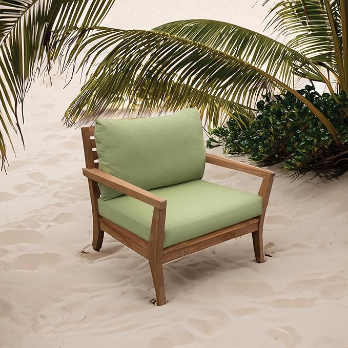 Tommy Bahama Deep Seating Lounge Cushion, 26" X 26" X 4", Bamboo Bay Pear