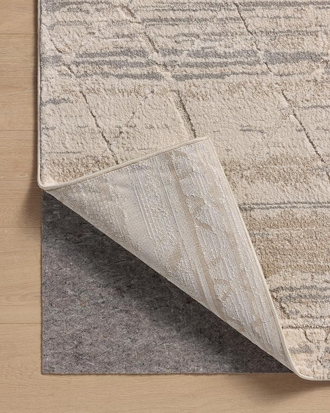 Loloi Amber Lewis Monty Collection MOT-02 Ivory/Natural 11'-6" x 15', .50" Pile Height, Area Rug