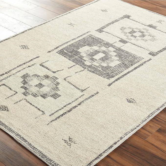 Livabliss x Becki Owens Solana Medallion Area Rug, 3'11" x 5'7", Taupe/Cream