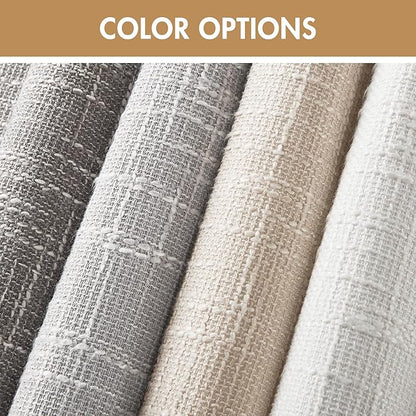 Madison Park Cordless Roman Shades, Total Blackout Window Blind Privacy Window Shades, Thermal Insulated Cordless Window Treatment for Bedroom, Living Room, Quincy, Single Panel 34"W x 64"H Light Grey