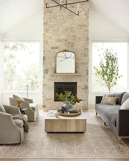 Loloi Angela Rose Aubrey Collection AUB-04 Sage/Bark 8'-3" x 11'-3", .19" Pile Height, Area Rug