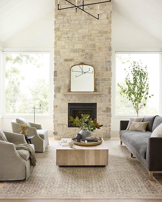Loloi Angela Rose Aubrey Collection AUB-04 Sage/Bark 10'-0" x 14'-0", .19" Pile Height, Area Rug
