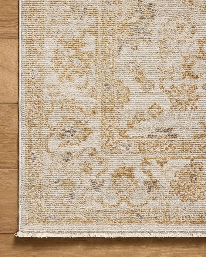 Loloi Magnolia Home by Joanna Gaines Pace Collection PAC-02 Natural/Gold 7'-10" x 10' Area Rug
