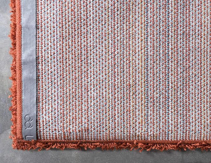 Unique Loom Solid Shag Collection Area Rug (7' 1" x 10' Rectangle, Terracotta)