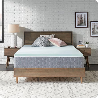 Sealy Dreamlife 1.5” Gel Memory Foam Twin XL Mattress Topper with SealyComfort Gel Foam, 1 Year Limited Warranty, Made in The USA