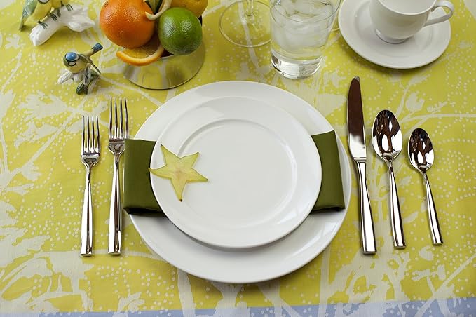 Fortessa Lucca 18/10 Stainless Steel Flatware Table Spoon, Set of 12