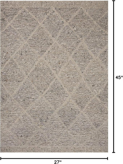 Loloi Magnolia Home by Joanna Gaines Jones Collection JON-03 Pebble 2'-3" x 3'-9" Accent Rug