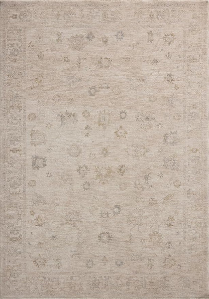 Loloi Chris Loves Julia Louisa Collection LOI-01 Oatmeal/Stone 7'-10" x 10', .38" Pile Height, Area Rug
