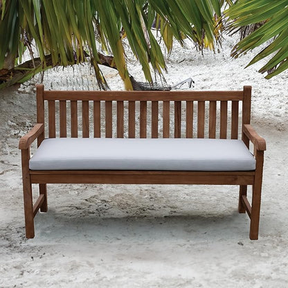 Tommy Bahama Bench Cushion, 50" X 19" X 2.5", Bamboo Bay Cloud