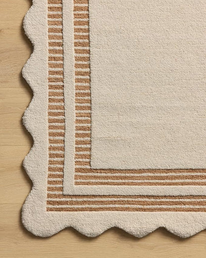 Loloi Chris Loves Julia Scottie Collection SCO-01 Ivory/Rust 5'-0" x 7'-6", .87" Pile Height, Area Rug