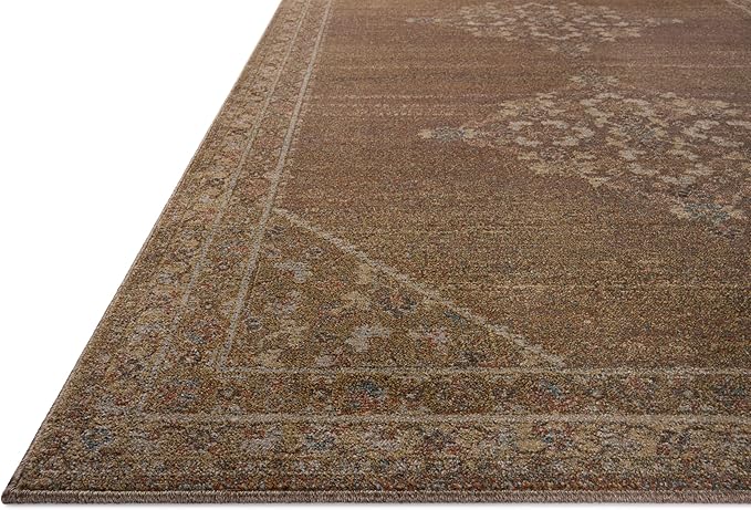 Loloi Magnolia Home by Joanna Gaines Mona Collection MOA-04 Sunset/Natural 5' x 7'-8" Area Rug