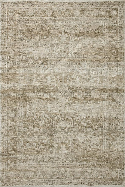 Loloi Amber Lewis Honora Collection HON-01 Khaki/Beige 9'-6" x 13' Area Rug