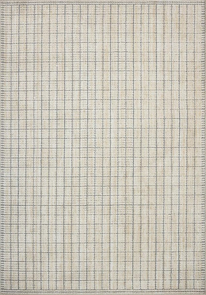 Loloi Amber Lewis Bexley Collection BEX-04 Slate/Natural 5'-0" x 7'-6" Area Rug Neutral, Textured, Living, Bedroom, Dining, Carpet