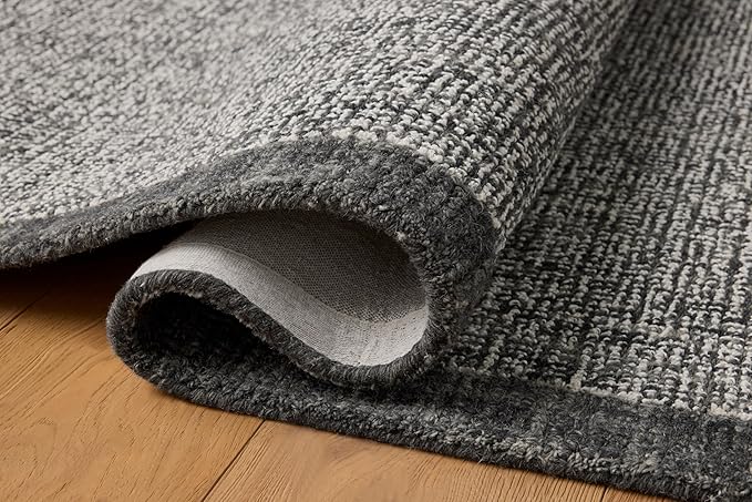 Loloi Magnolia Home by Joanna Gaines Henley Collection Ivory/Charcoal 9'-3" x 13' Area Rug
