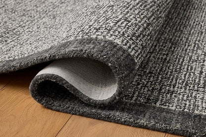 Loloi Magnolia Home by Joanna Gaines Henley Collection Ivory/Charcoal 9'-3" x 13' Area Rug