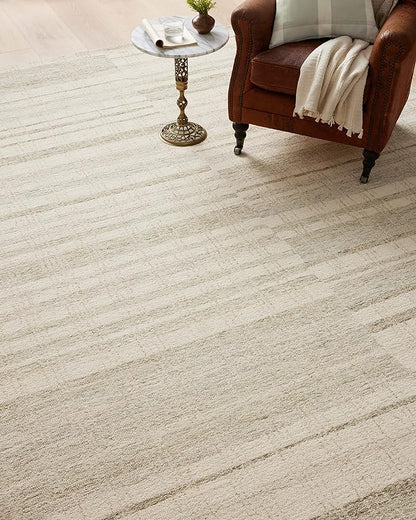 Loloi Chris Loves Julia Chris Collection CHR-02 Natural/Sage 2'-6'' x 11'-6'', .50" Pile Height, Runner Rug
