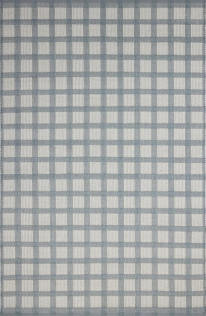 Loloi Magnolia Home by Joanna Gaines Ryder Collection RYD-02 Blue/Ivory 2'-6" x 7'-6" Runner Rug