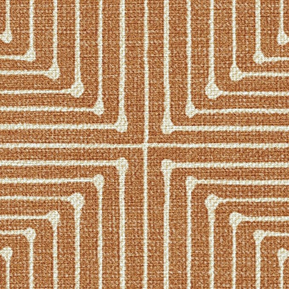 RUGGABLE x Jonathan Adler Machine Washable Modern Area Rug – Inkdrop Copper 5x7, Stain-Resistant, Non-Slip – Medium Rugs for Living Room, Bedroom, Hallway, Entryway & Office–with Standard Pad