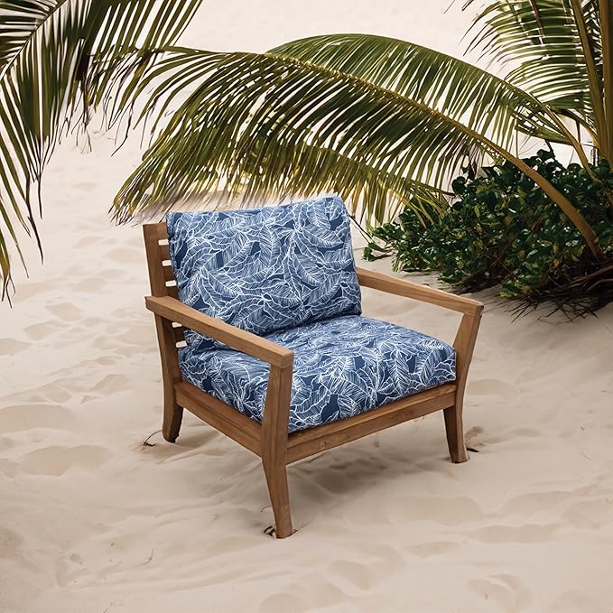 Tommy Bahama Deep Seating Lounge Cushion, 26" X 26" X 4", Pacific Zaffre