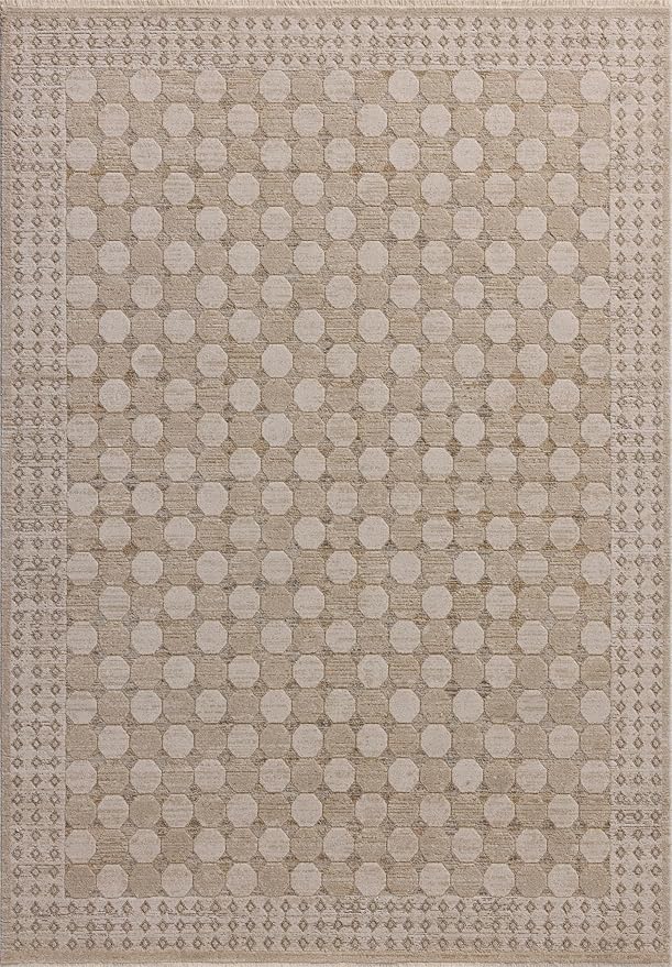 Loloi Amber Lewis Cali Collection CIL-01 Taupe/Natural 2'-3" x 3'-11", .25" Pile Height, Accent Rug