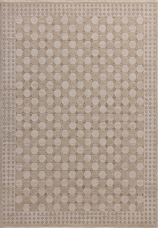 Loloi Amber Lewis Cali Collection CIL-01 Taupe/Natural 2'-3" x 3'-11", .25" Pile Height, Accent Rug
