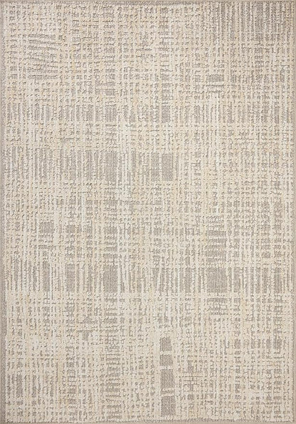 Loloi Amber Lewis Bexley Collection BEX-07 Natural/Dove 2'-7" x 10'-0" Runner Rug Neutral, Textured, Living, Bedroom, Dining, Carpet