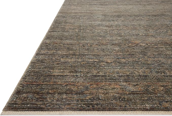 Loloi Amber Lewis Molly Collection MOL-05 Lagoon/Natural 2'-7" x 10'-0" Low Pile Runner Rug