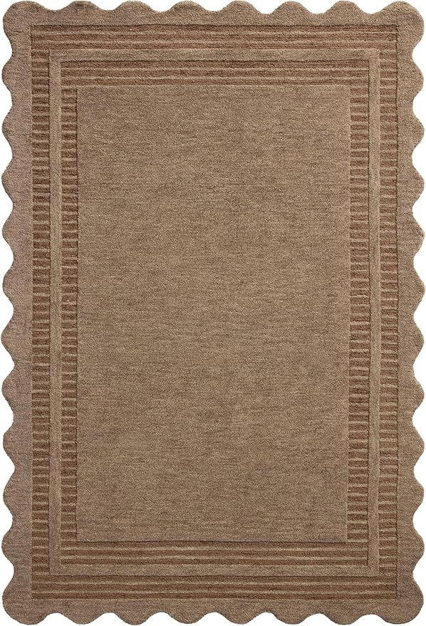 Loloi Chris Loves Julia Scottie Collection SCO-01 Mocha/Clay 3'-6" x 5'-6", .87" Pile Height, Accent Rug