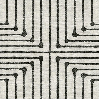 RUGGABLE x Jonathan Adler Machine Washable Modern Area Rug – Inkdrop Black & Ivory 9x12, Stain-Resistant, Non-Slip – Large Rugs for Living Room, Bedroom, Hallway, Entryway & Office–with Standard Pad