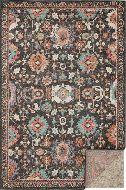 Mohawk Home 2' x 12' Non Slip Rug Pad Gripper 1/2 Thick Dual Surface Felt + Rubber Gripper - Safe for All Floors