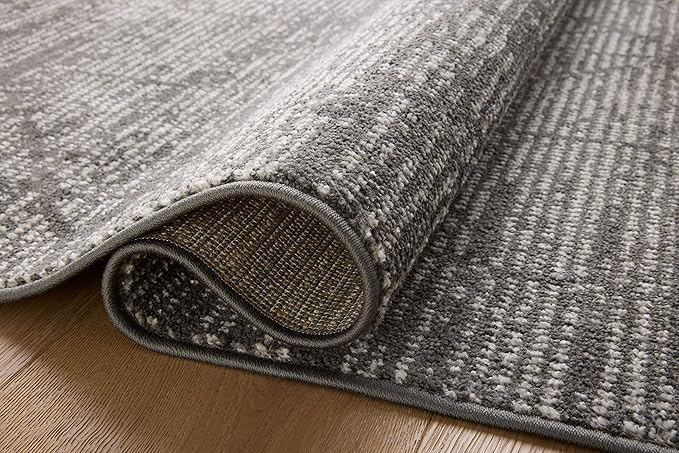 Loloi Kamala Collection KAM-06 Charcoal/Ivory 2'-7" x 8'-0" Runner Rug