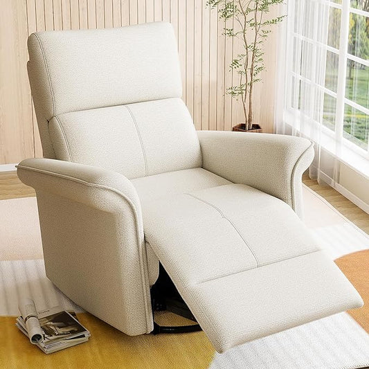 Recliner Chair, 270 Power Swivel Rocker Recliner Chair for Adults, Rocking Glider Recliners for Small Spaces, Glider Nursery Rocking Chairs for Home Theater Living Room Bedroom Nursery
