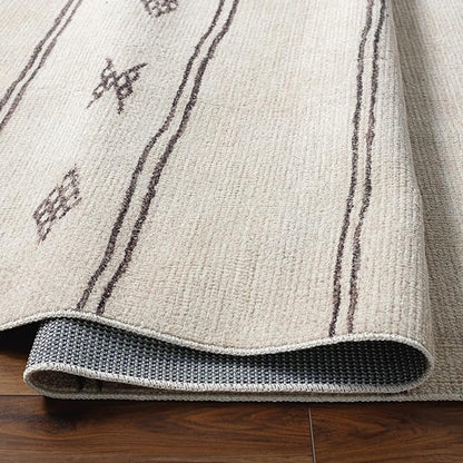 Livabliss x Becki Owens Rivi Moroccan Area Rug , 9'2" x 12', Ivory/Black
