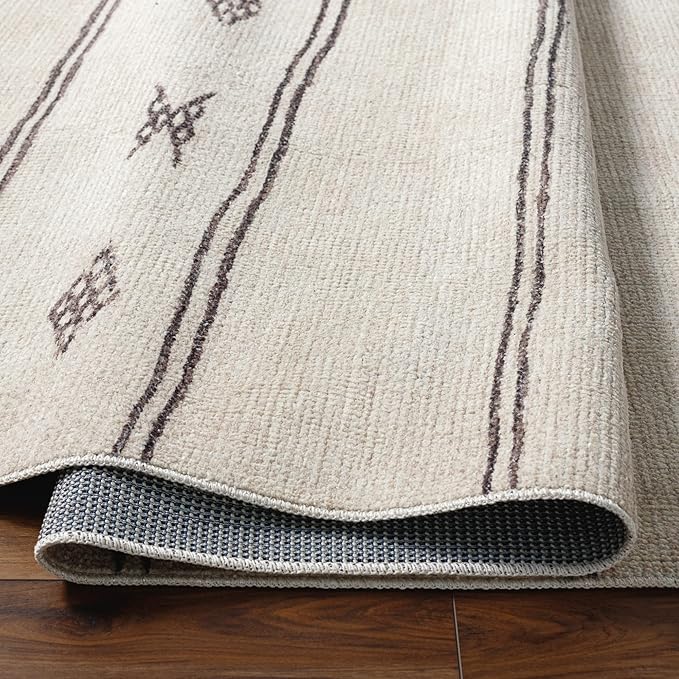 Livabliss x Becki Owens Rivi Moroccan Area Rug , 2'2" x 3'9", Ivory/Black