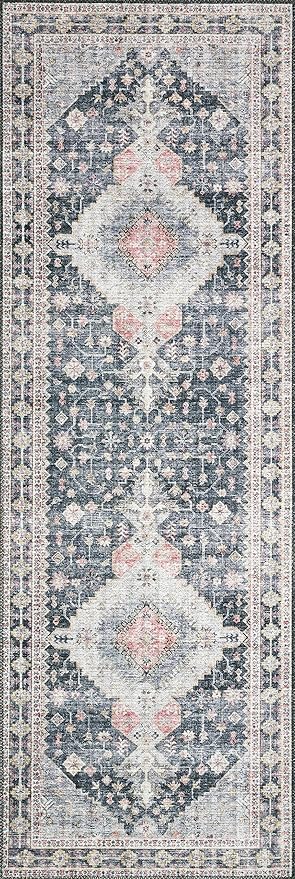 Loloi II Skye Collection SKY-02 Charcoal/Multi 2'-3" x 3'-9" Accent Rug