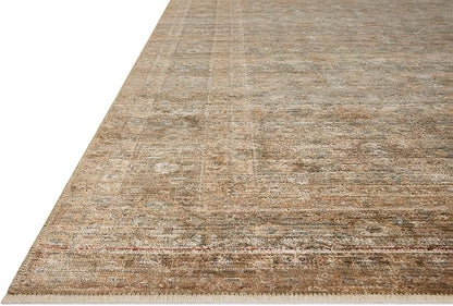Loloi Amber Lewis Molly Collection MOL-06 Gold/Blue 7'-10" x 10' Low Pile Area Rug