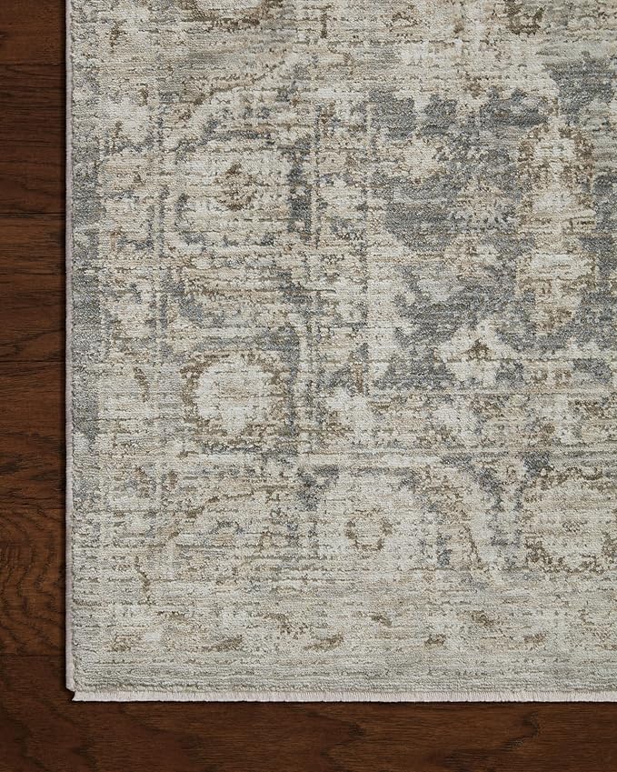 Loloi Amber Lewis Honora Collection HON-02 Slate/Beige 6'-7" x 9'-2" Area Rug