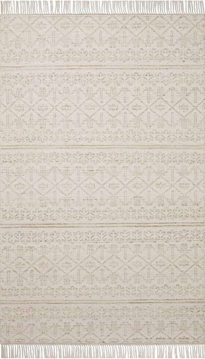 Loloi Angela Rose Rivers Collection RIV-03 Sand/Ivory 9'-3" x 13' Reversible Area Rug