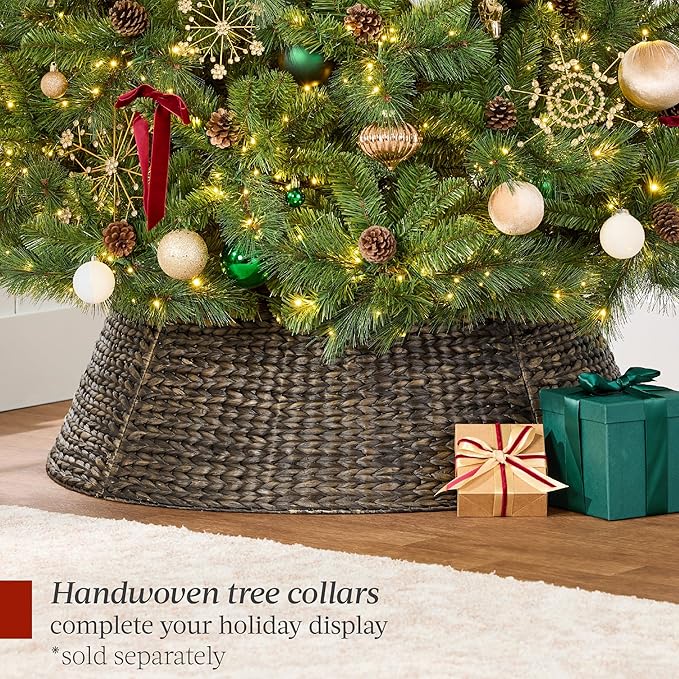 Best Choice Products 7.5ft Pre-Lit Scotch Pine Christmas Tree, Premium Pre-Decorated Artificial Holiday Decor w/ 1,320 Branch Tips, 2-in-1 White and Multicolor LED Lights, Cordless Setup