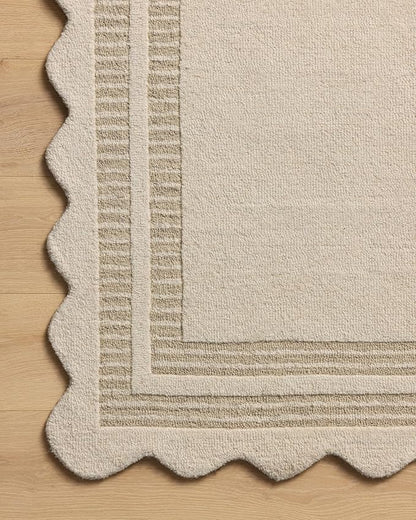 Loloi Chris Loves Julia Scottie Collection SCO-01 Ivory/Grey 2'-6" x 9'-9", .87" Pile Height, Runner Rug