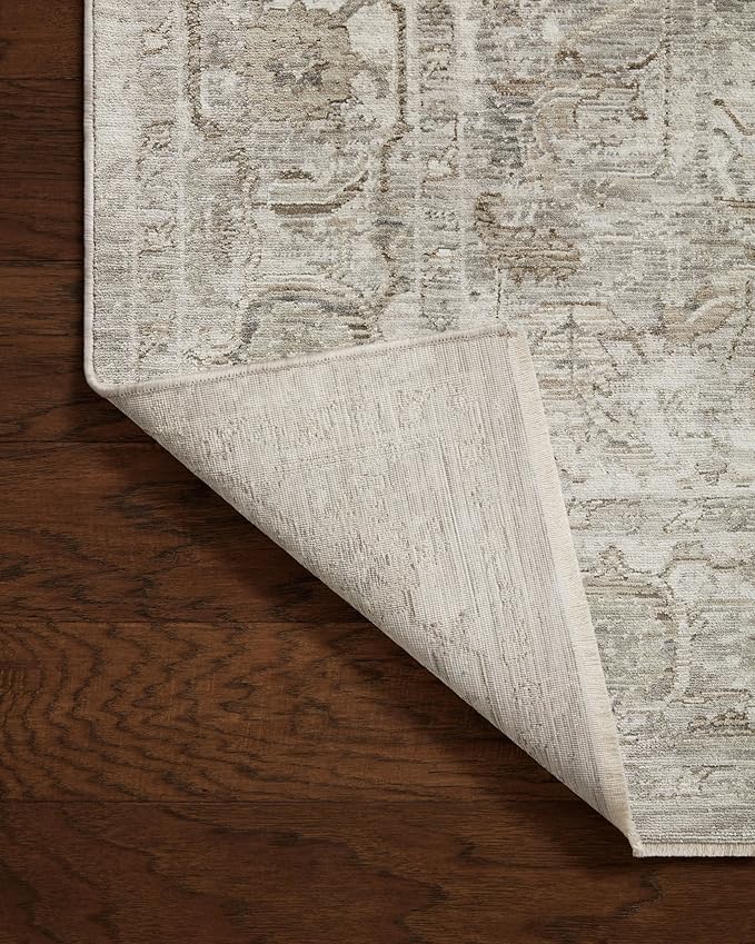 Loloi Amber Lewis Honora Collection HON-06 Grey/Taupe 9'-6" x 13' Area Rug