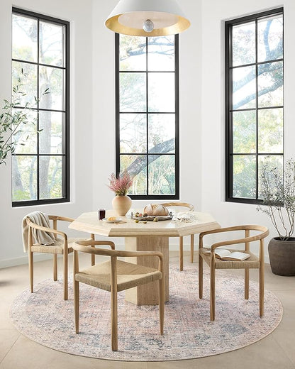 Loloi Skye Collection SKY-01 Blush/Grey 2'-6" x 12'-0" Runner Rug