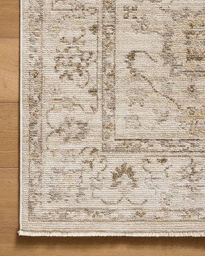 Loloi Magnolia Home by Joanna Gaines Pace Collection PAC-01 Natural/Stone 2'-3" x 3'-10" Accent Rug