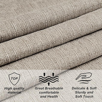 Linen Upholstered Headboard King/Cal King Size Latest Model Wall Mount, Bed Frame Mount, Featuring High-Density Sponge Padding, Luxury Texture Easy Assembly Comfort and Style-Linen