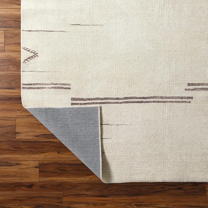 Livabliss x Becki Owens Rivi Moroccan Area Rug , 3'11" x 5'7", Cream/Charcoal
