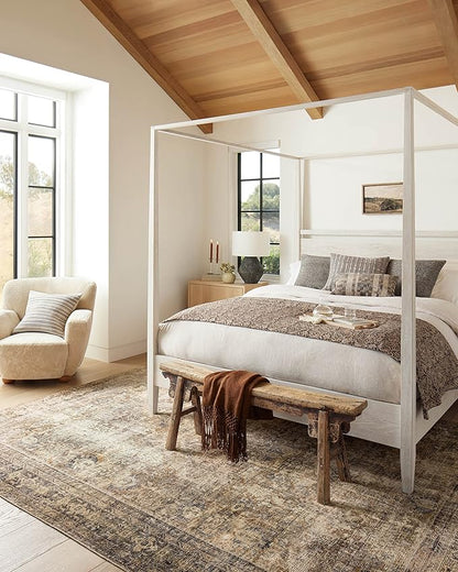 Loloi Amber Lewis Morgan Collection MOG-01 Sunset/Ink 2'-3" x 11'-6" 38" Thick Runner Rug feat. CloudPile, Neutral, Room Décor, Vintage Inspired, Livingroom, Bedroom, Dining Area