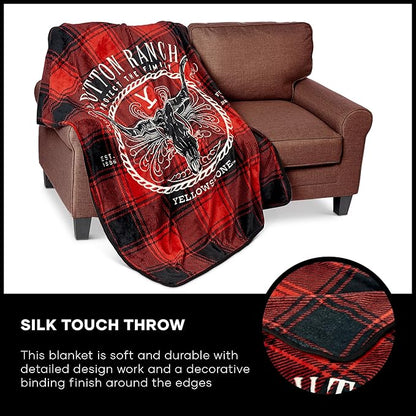 Northwest Yellowstone Silk Touch Throw Blanket, 46" x 60", Protect The Family