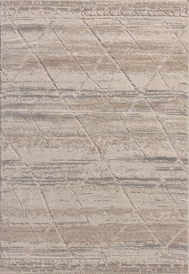 Loloi Amber Lewis Monty Collection MOT-02 Ivory/Natural 2'-7" x 8'-0", .50" Pile Height, Runner Rug