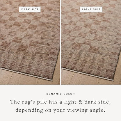 Loloi Amber Lewis Cali Collection CIL-06 Brick/Natural 2'-7" x 10'-0", .25" Pile Height, Runner Rug