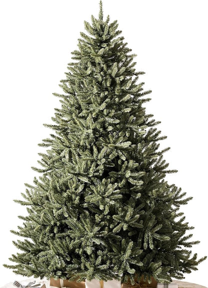 Balsam Hill 7.5 ft Unlit Classic Blue Spruce - Artificial Christmas Tree with 2,960+ Tips, Premium Stand & Easy Assembly for Indoor Holiday Decorating